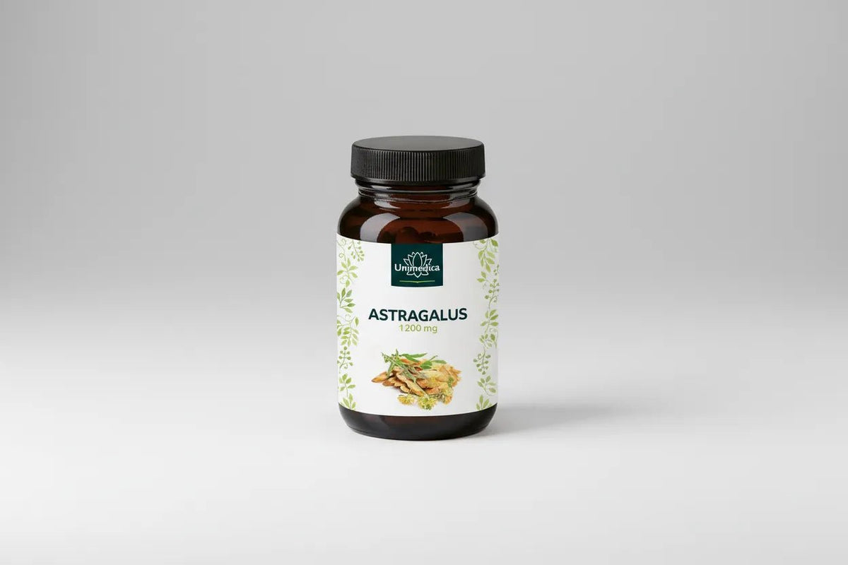 Astragalus - 1.200 mg pro Tagesdosis - 90 Kapseln Studiobild