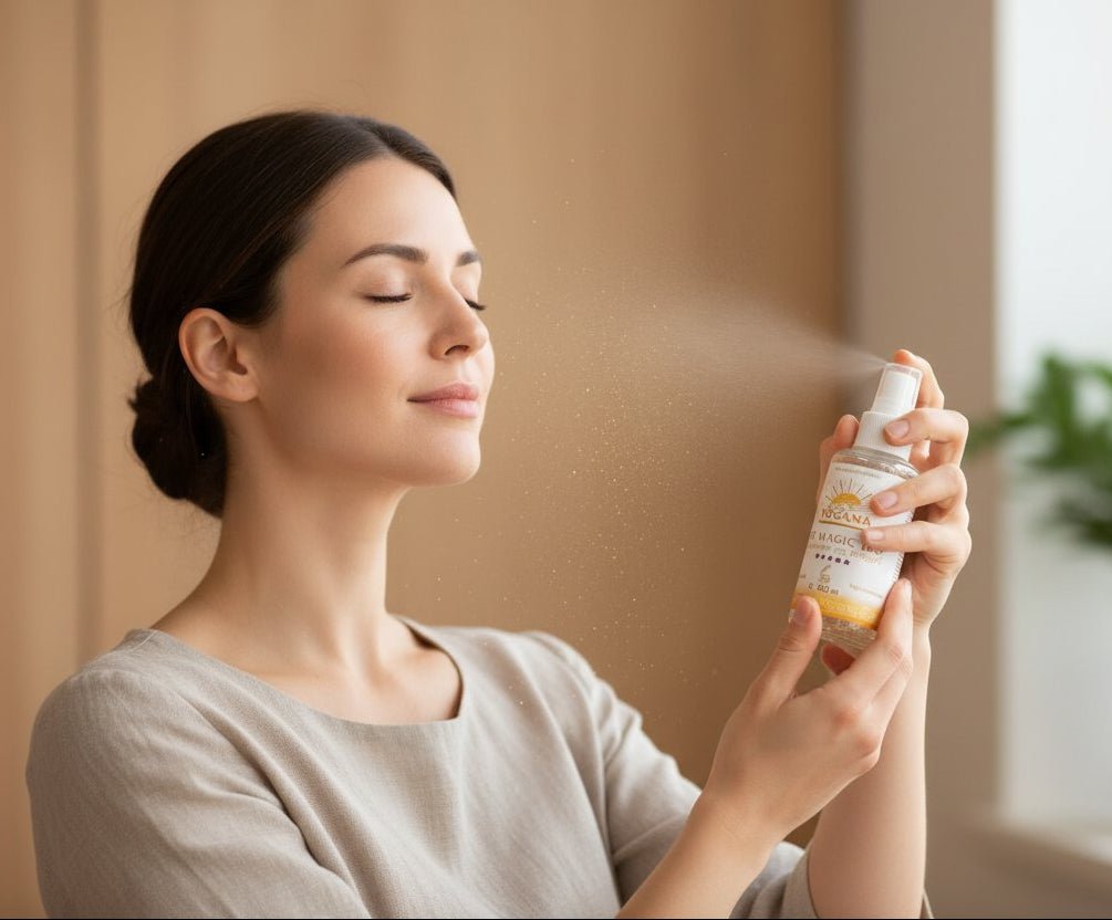 999 Magic Deo - Deo Yogana Kornkammer Natur - Frau mit Magic Deo