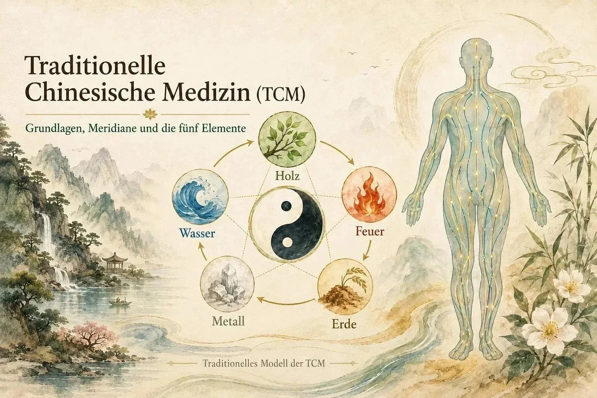 Traditionelle Chinesische Medizin (TCM): Grundlagen, Meridiane und die fünf Elemente