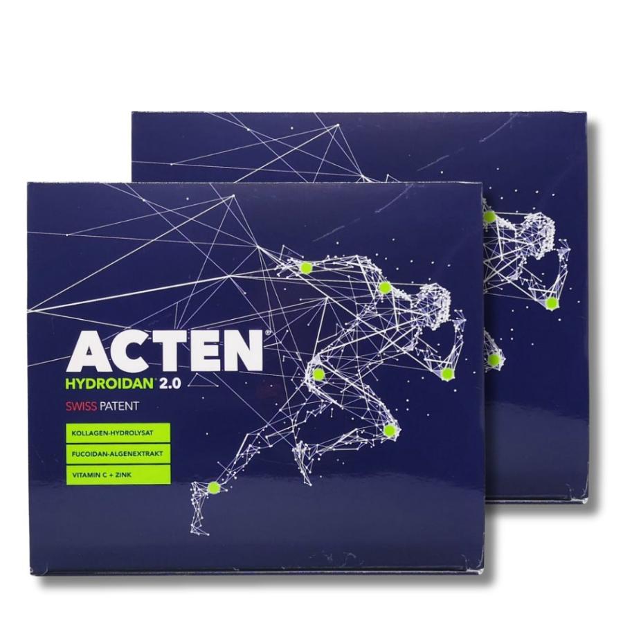 ACTEN Gel - Kollagen - Peptide mit Vitamin C &amp; Zink für Gelenke und Knochen - Nahrungsergänzung - Acten AG - Kornkammer Natur - 2 Packungen