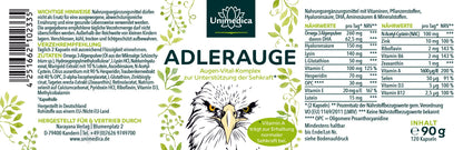Adlerauge - 120 Kapseln - von Unimedica - Nahrungsergänzung Unimedica Kornkammer Natur