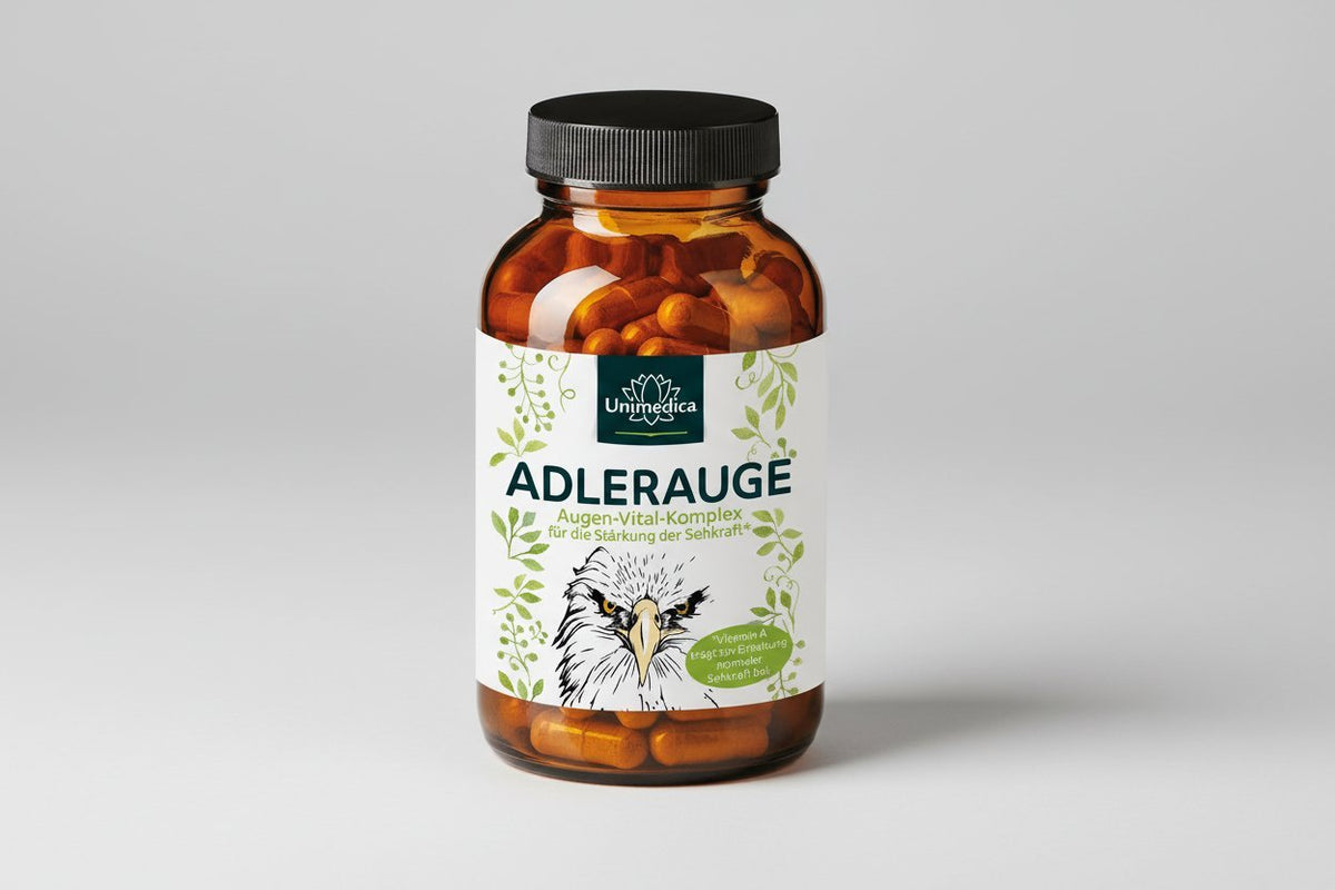 Adlerauge - 120 Kapseln - von Unimedica - Nahrungsergänzung Unimedica Kornkammer Natur