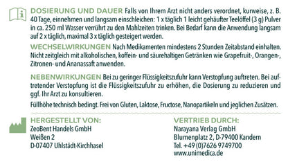 Bentonit Med® Detox Pulver - 400 g - NahrungsergänzungUnimedica Kornkammer Natur