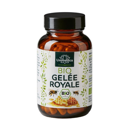 Bio Gelée Royale - 250 mg pro Kapsel - 120 Kapseln - NahrungsergänzungUnimedica Kornkammer Natur