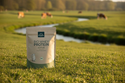 Bio Whey Protein - Natur - 76 % Protein - 1 kg - NahrungsergänzungUnimedica Kornkammer Natur