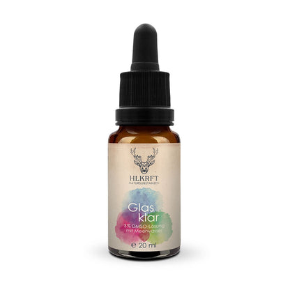 Glasklar - 3% DMSO - Lösung mit Meerwasser 20ml - HaushaltHLKRFT Kornkammer Natur