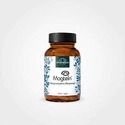 Magnesium L - Threonat - Magtein® - 144 mg Magnesium 90 Kapseln - Nahrungsergänzung Unimedica Kornkammer Natur