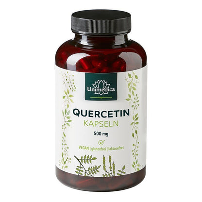 Quercetin - 500 mg pro Tagesdosis - Nahrungsergänzung - Unimedica -Kornkammer Natur