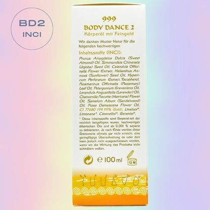 999 Body Dance 2 Körperöl (Herzöffner) - Körperöl/lotion Yogana Kornkammer Natur