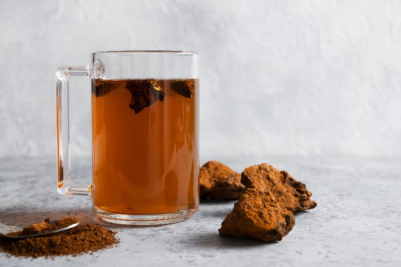 Chaga Pilz (Finnland) - Brocken Baumpilz Natufin Kornkammer Natur - Tee