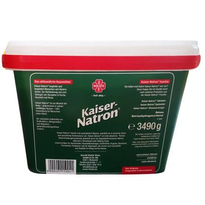 Kaiser Natron Original - Natriumhydrogencarbonat 3,49kg - vielseitig &amp; rein - NahrungsergänzungHolste Kornkammer Natur
