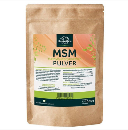 Hochreines MSM Pulver von Kornkammer Natur in 1kg Verpackung