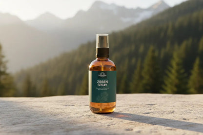 Zirbenspray - Raumduft mit Zirbenöl aus Wildwuchs - 100 ml - Unimedica - Raumspray - Kornkammer Natur