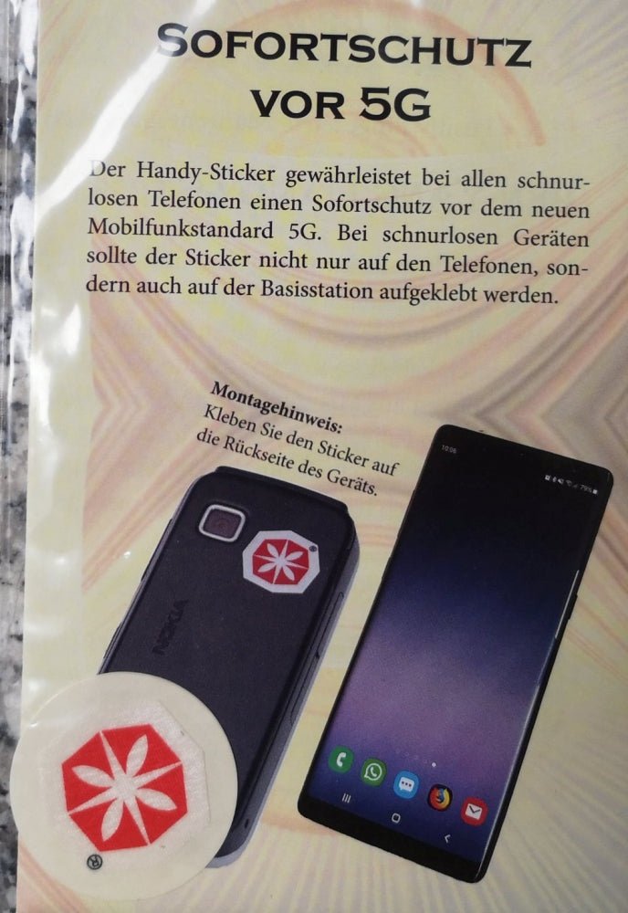 Handy Sticker - Elektrosmog -Pen-Yang - Kornkammer Natur